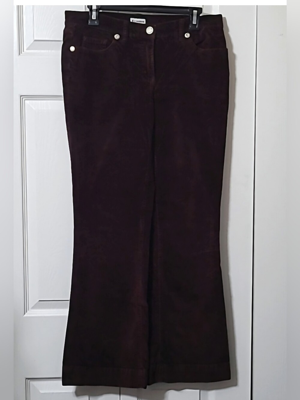 Brown Soft Velvet Pants, Size 11, Excellent Condition